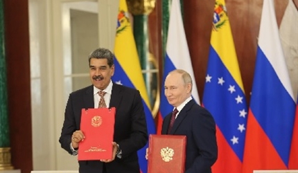 Maduro y Putin en febrero de 2025 - Crédito: Gobierno de Venezuela